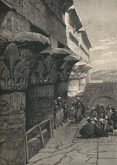 'The Pillared Hall of Ezneh', 1879, (1886). Artist: Unknown.