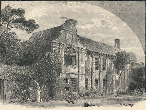 'Slyfield House: The Garden Front', Surrey, 1886. Artist: C Murray.