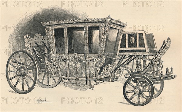 'The Speaker's Carriage: Seventeenth Century. (South Kensington)', 1886. Artist: E H Fitchen.