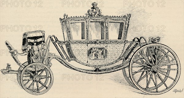 'The Irish Lord Chancellor's Carriage, (South Kensington)', 1886. Artist: E H Fitchen.