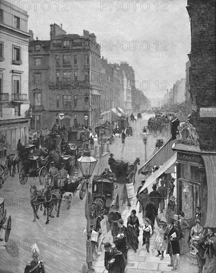 'Piccadilly', c1883, (1896). Artist: Unknown.