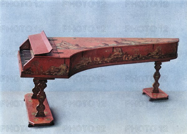 'Eighteenth century harpsichord', 1948. Artist: Unknown.