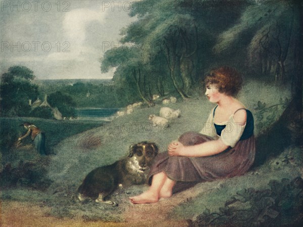 'A Fern-Cutter's Child', c1800, (1925). Artist: Robert Mitchell Meadows.