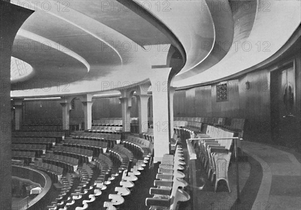 'The Dome: Interior After the Alterations - details of inner roof and panelling', 1939.  Artist: Unknown.