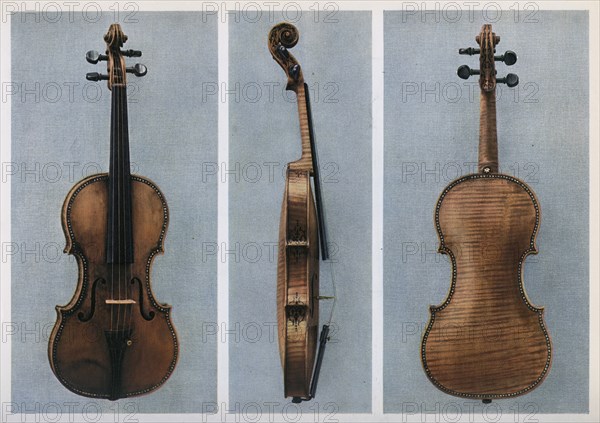 'Violin; Nicola Amati, Cremona; seventeenth century', 1948. Artist: Johann Georg Platzer.