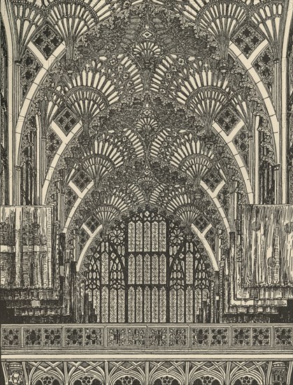 'Fan Vaulting', (1931). Artist: Charles Henry Bourne Quennell.