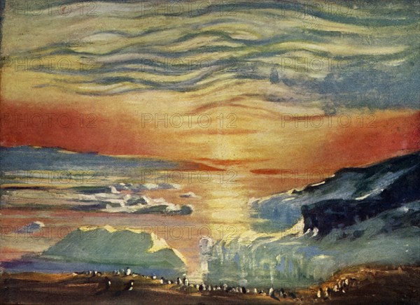 'The Autumn Sunset', c1908, (1909). Artist: George Marston.