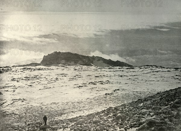 'The Old Crater of Erebus, with an Older Crater in the Background', c1908, (1909). Artist: Unknown.