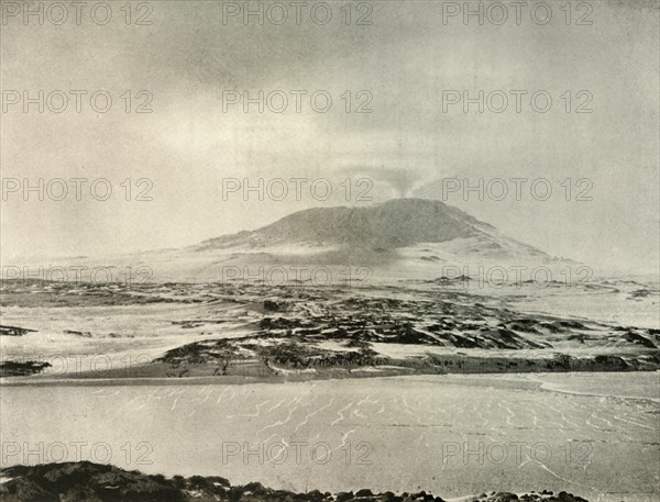 'Mount Erebus in Eruption on June 14, 1908, (1909). Artist: Unknown.
