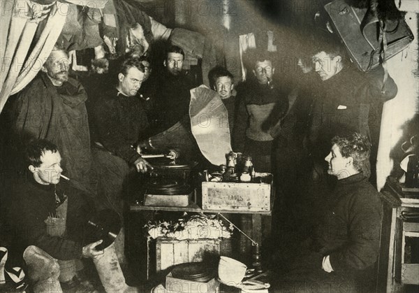 'Music in the Hut', c1908, (1909).  Artist: Unknown.