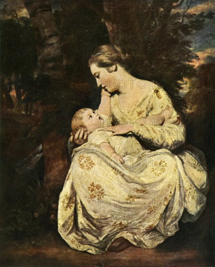 'Mrs. Hoare and Child', 1763-1764, (c1912). Artist: Sir Joshua Reynolds.