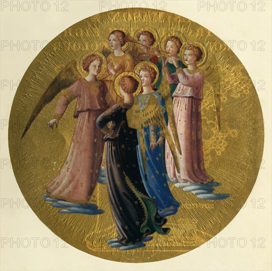 'A Group of Angels', 15th century, (c1909). Artist: Fra Angelico.