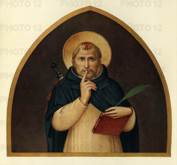 'St. Peter the Martyr', 15th century, (c1909). Artist: Fra Angelico.