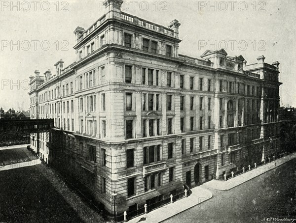 'General Post Office - New North Building', (c1897). Artist: E&S Woodbury.