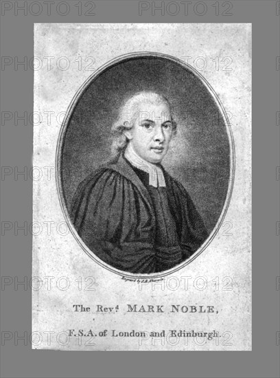 'The Reverend Mark Noble', late 18th century. Creator: John Keyse Sherwin.