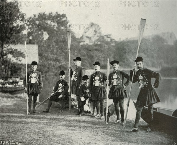 'Her Majesty's Watermen', (c1897). Artist: E&S Woodbury.