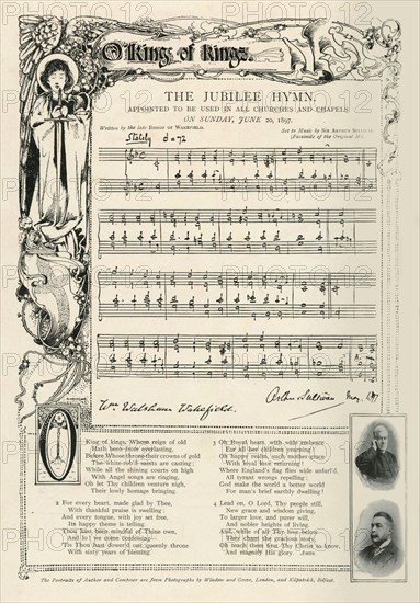 'The Jubilee Hymn. Appointed to be used in all churches and chapels on Sunday, June 20, 1897'. Artist: Unknown.