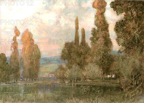 'By the Edge of the Lake, 1902. Creator: Unknown.
