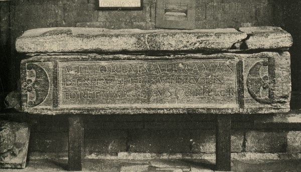 'Tomb of Valerius Amandinus (A Roman General)', 1908. Artist: Unknown.