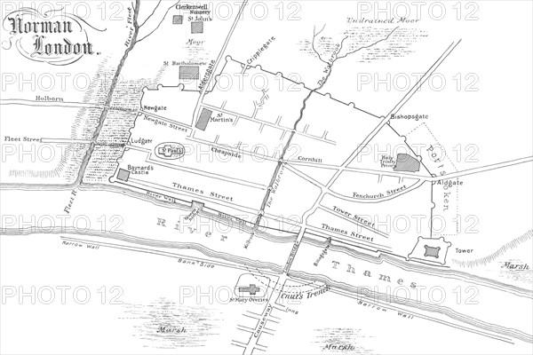 'Norman London', 1908. Artist: Unknown.