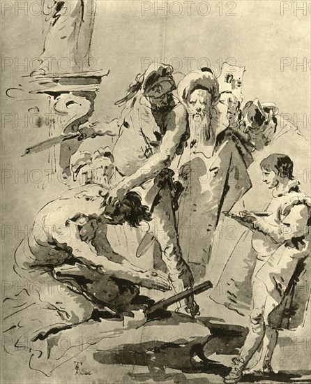 'Beheading of a Saint', mid 18th century, (1928). Artist: Giovanni Battista Tiepolo.