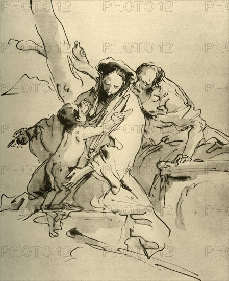 'Holy Family', mid 18th century, (1928). Artist: Giovanni Battista Tiepolo.