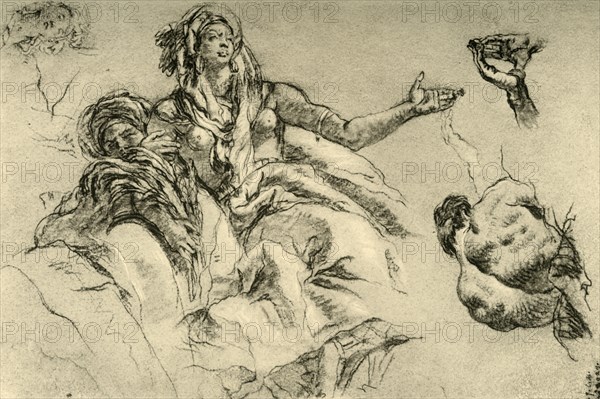 'Africa', 1752-1753, (1928). Artist: Giovanni Battista Tiepolo.