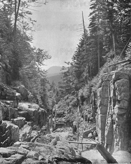 The Flume, Franconia (White) Mountains, New Hampshire, USA, c1900.  Creator: Unknown.