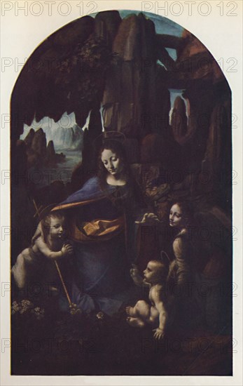 'The Virgin of the Rocks', c1508, (c1950). Creator: Leonardo da Vinci.