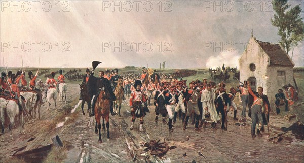 'Wellington's March from Quatre Bras to Waterloo', 1815, (c1878), (c1902).  Creator: Unknown.