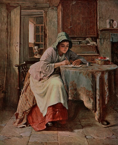 'Katie's Letter', 1875, (c1902).  Creator: Unknown.