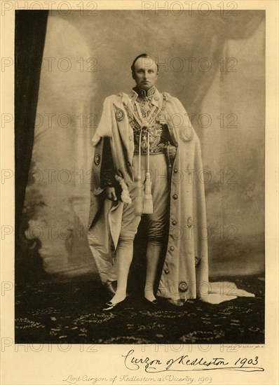 'Lord Curzon of Kedleston as Viceroy, 1903', (1925). Creator: Unknown.
