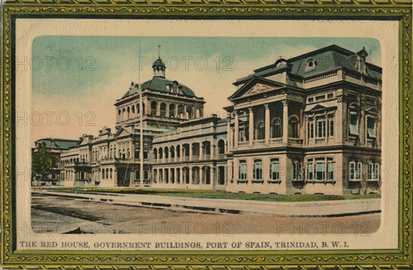 'The Red House, Government Buildings, Port of Spain, Trinidad, B.W.I.', early 20th century. Creator: Unknown.