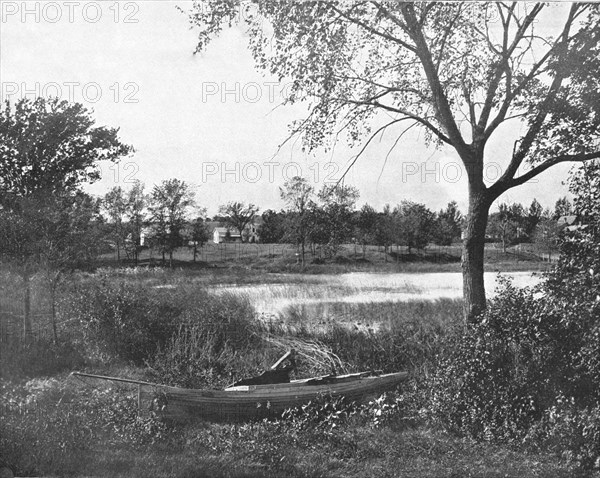 A Bay in Lac la Belle, Oconomowoc, Wisconsin, USA, c1900.  Creator: Unknown.