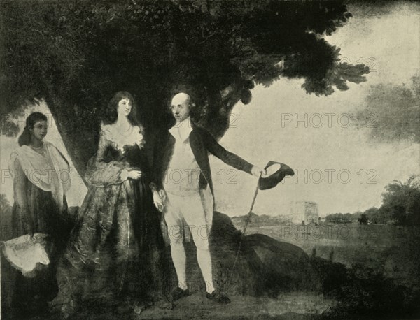 'Warren Hastings and Mrs. Hastings', 1784-87, (1925). Creator: Unknown.