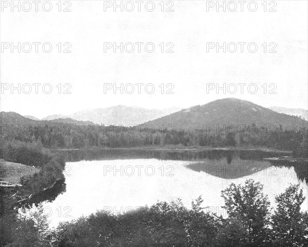 Mirror Lake, Adirondacks, New York State, USA, c1900. Creator: Unknown.