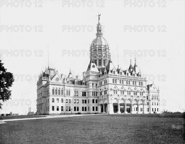 State Capitol, Hartford, Connecticut, USA, c1900.  Creator: Unknown.