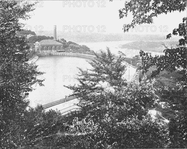 Reservoir, Eden Park, Cincinnati, Ohio, USA, c1900.  Creator: Unknown.