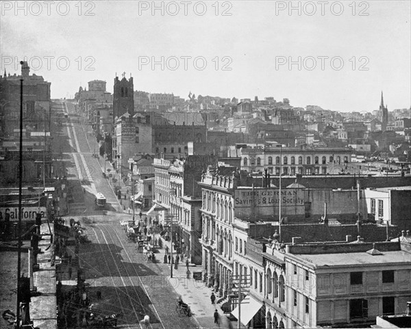 California Street, San Francisco, California, USA, c1900. Creator: Unknown.