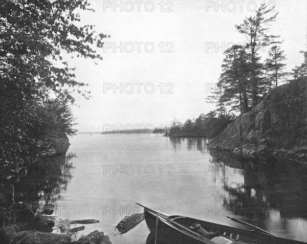 Among the Thousand Islands of the St Lawrence River, Canada, c1900. Creator: Unknown.