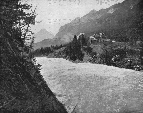 Bow River Rapids, Banff, North West Territories, Canada, c1900. Creator: Unknown.