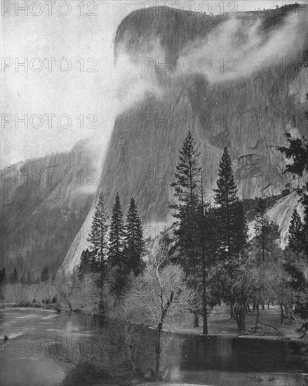 El Capitan, Yosemite, California, USA, c1900.  Creator: Unknown.