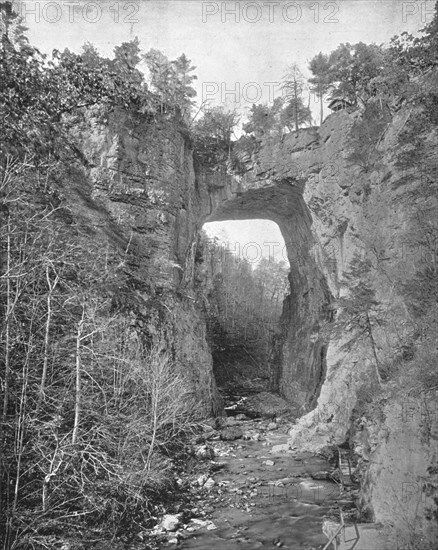 Natural Bridge, Virginia, USA, c1900. Creator: Unknown.