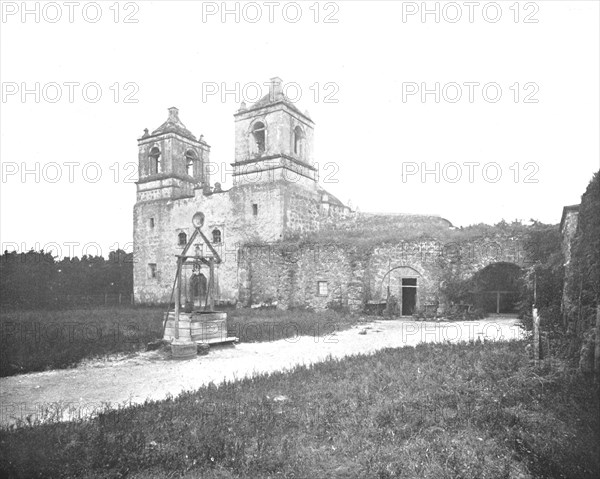 Old Spanish Mission, San Antonio, Texas, USA, c1900.  Creator: Unknown.