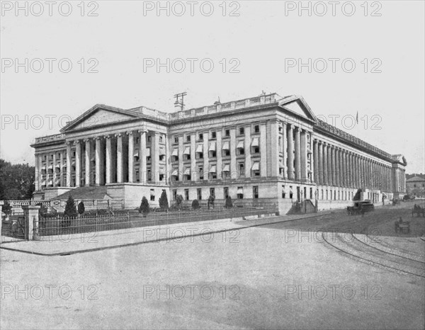 Treasury Building, Washington DC, USA, c1900. Creator: Unknown.