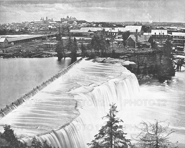 Ottawa, Canada, from Rideau Falls, c1900.  Creator: Unknown.