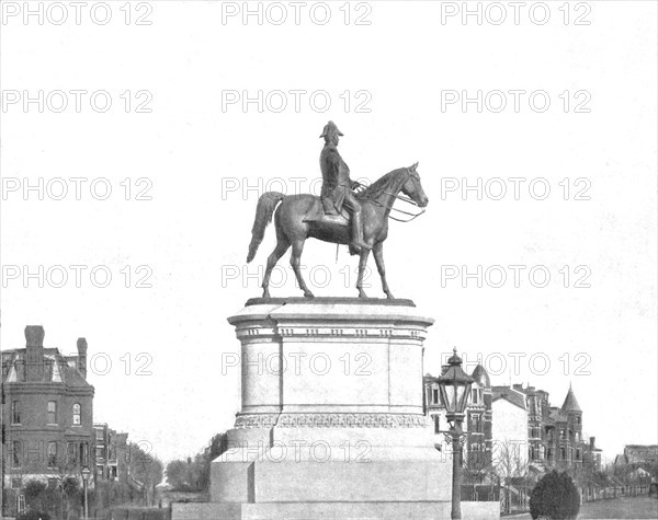 Winfield Scott Statue, Washington DC, USA, c1900. Creator: Unknown.