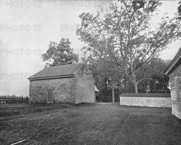 Quaker Meeting House, Battlefield of Princeton, New Jersey, USA, c1900.  Creator: Unknown.