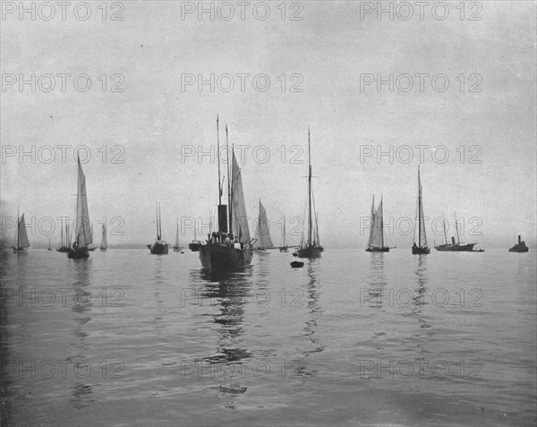 Early Morning on New York Bay, USA, c1900.  Creator: Unknown.