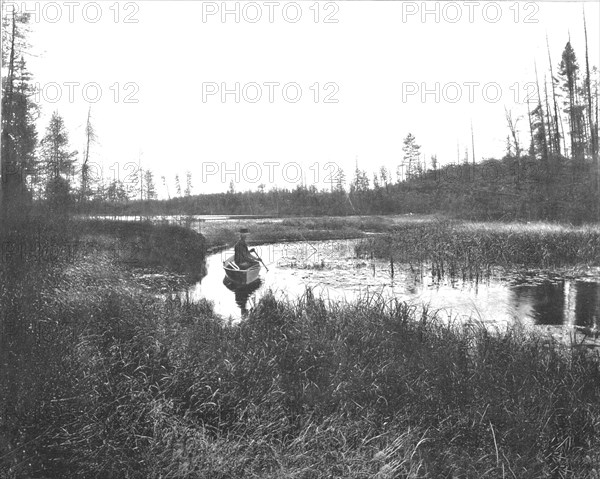 The Inlet, Thunder Lake, Wisconsin, USA, c1900.  Creator: Unknown.